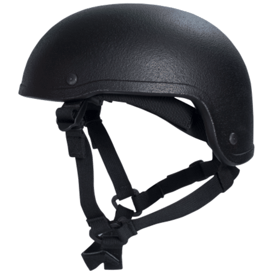 United Shield International ACH MICH High Cut MIL Helmet is made from lightweight para-aramid material